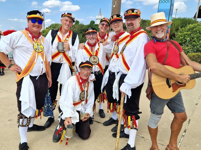 Sompting Village Morris members pose for a photo
