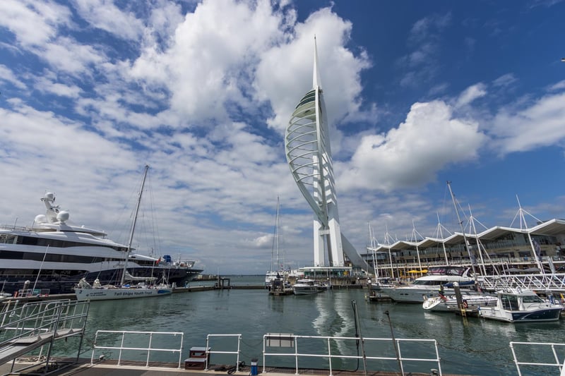Spinnaker Tower has the most amazing views that span across the city. You can also walk across the Sky Walk, which offers views 100 meters down to the harbour.