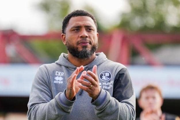 Crawley Town boss Colin Kazim-Richards | Picture: Kyle Hemsley