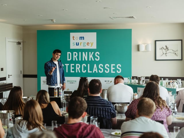 Visitors enjoyed a drinks masterclass.