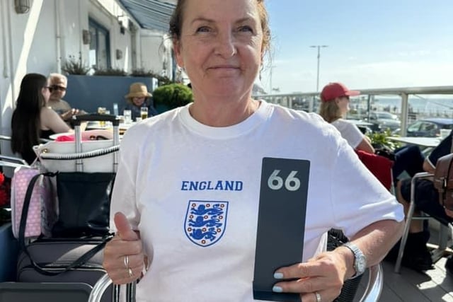 Sadie Stripp, from Hastings, was reminiscing on the men's team's World Cup win in 1966