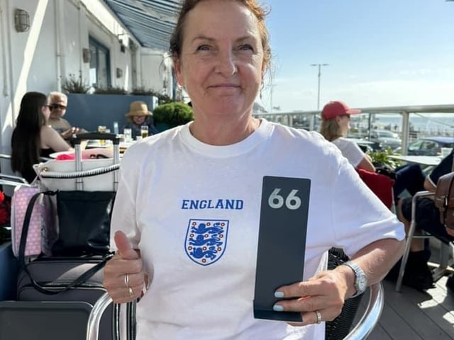 Sadie Stripp, from Hastings, was reminiscing on the men's team's World Cup win in 1966