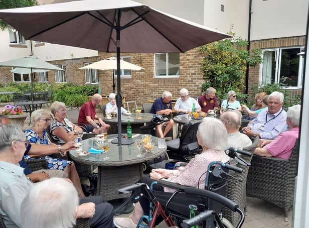 Veterans get together at Westlake House attended by resident veterans, the AFVBC veterans from Crawley and Horsham, and HDC veteran councillors