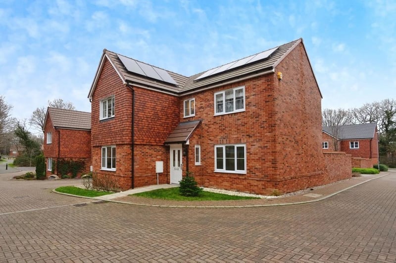 The spacious four- bedroom home is situated within the stylish development of The Croft