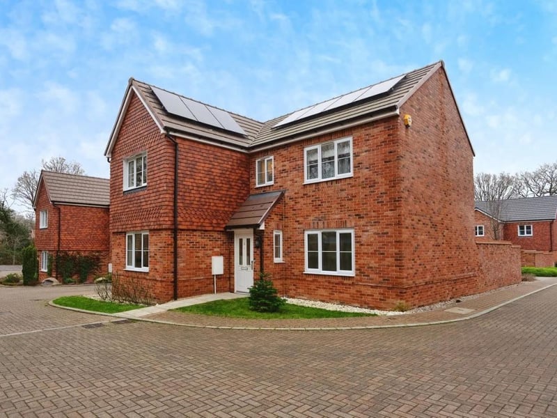 The spacious four- bedroom home is situated within the stylish development of The Croft