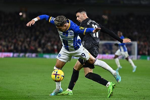 Th Ecuador attacker injured his foot on international duty last month and has not featured for Brighton in the Premier League since. Not expected to play against Man United. Will face a battle to regain his spot as Julio Enciso has impressed in his absence
