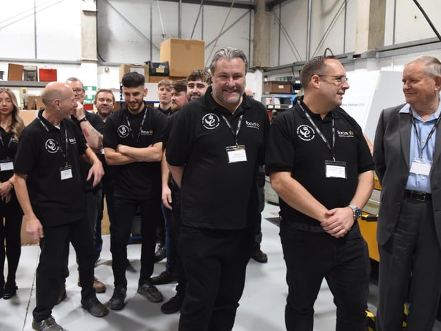 The Princess Royal visits Focus SB in St Leonards on November 22 2023.