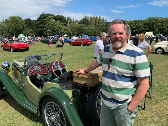 Stewart Copps, from Havant, with his 1934 MG PA