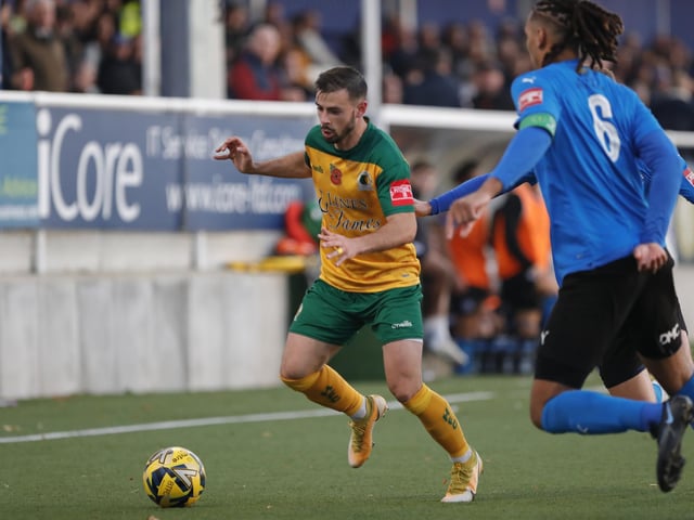 Action from Horsham's entertaining - but ultimately disappointing - 5-3 defeat at Billericay Town in the Isthmian Premier