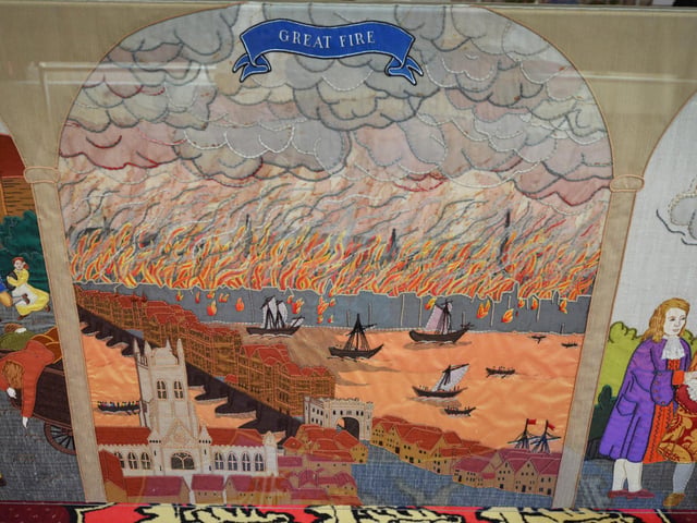 The Hastings Embroidery is on display at the town hall Thursdays-Mondays 10-4 until Sunday, Nov 1.