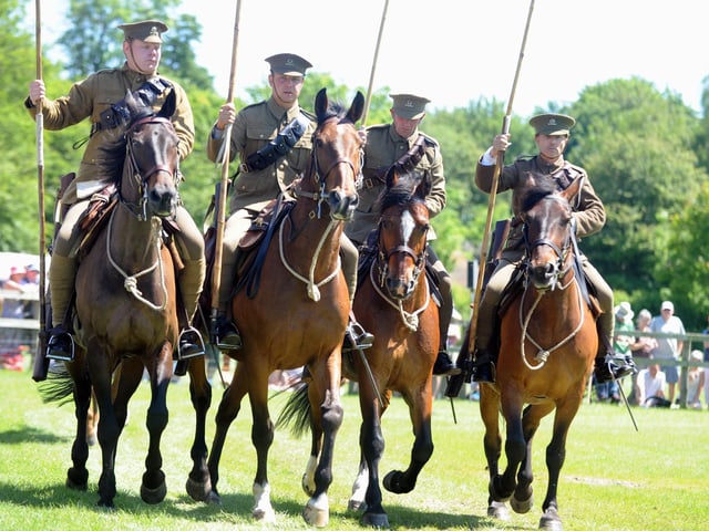 The 16th Lancers at Horses at War in 2014