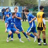 Selsey - seen here scoring against Banstead - have been in good form and beat Arundel in midweek | Picture: Roger Smith