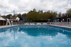 Nestled in the picturesque town of Arundel, this outdoor pool offers stunning views of the surrounding countryside and a family-friendly atmosphere. Picture: Google Maps