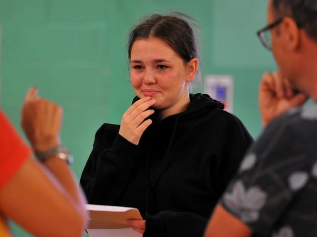 GCSE results day at The Sir Robert Woodard Academy, Lancing