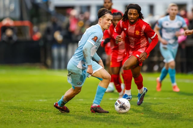 Freddie Carter and Callum Kealy scored as Eastbourne Borough picked up an important 2-0 win away at Welling United. Photographer Lydia Redman was at the game to catch the action