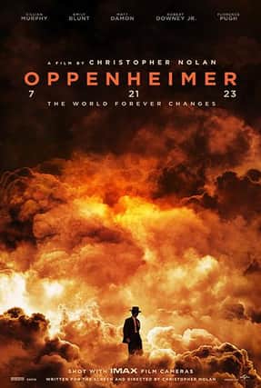 Oppenheimer is among the New Park films in Chichester​​​​​​​​​​​​​​​​​​​​​​​​​​​​ (contributed pic)