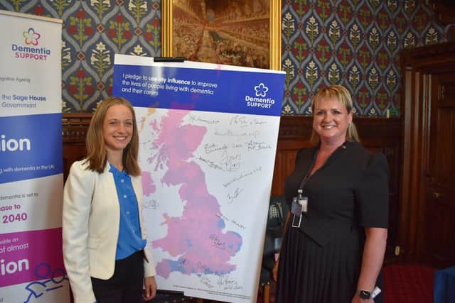 Sally Tabbner and Helen Whately MP