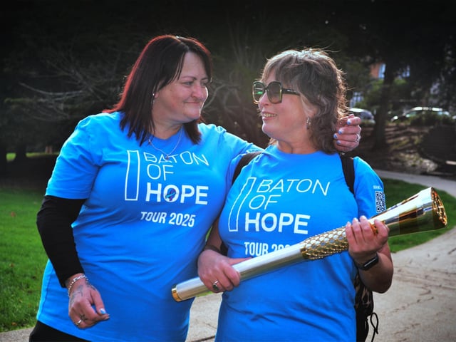 Baton of Hope in Hastings on September 23. Photo taken in Alexandra Park.