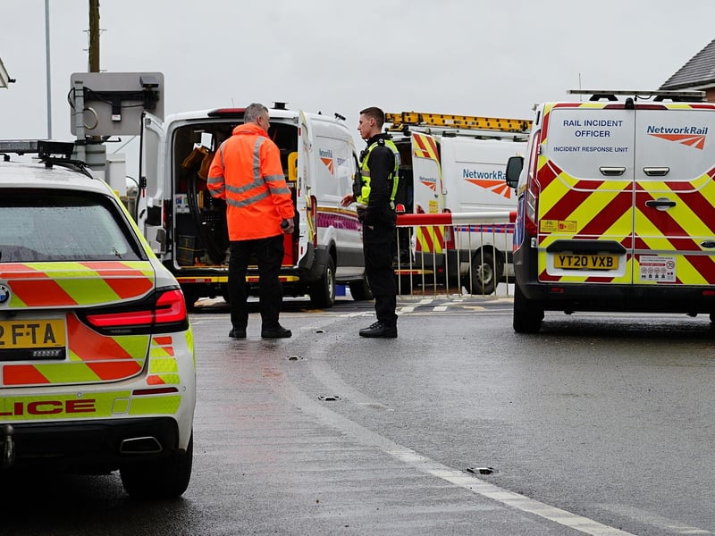 Network Rail and police are on the scene