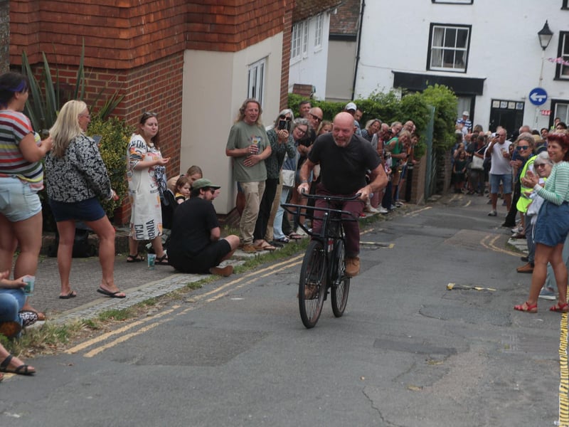 Hastings Old Town Carnival Week 2024: Bike Race. Photo by Roberts Photographic.