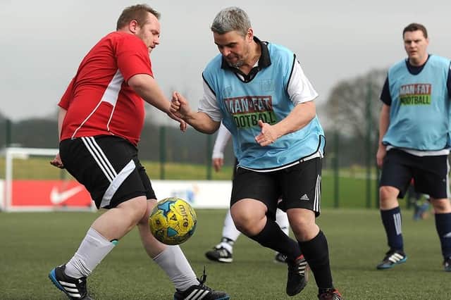 MAN v FAT is an FA-affiliated scheme, which has more than 15,000 players taking part in over 170 clubs across the UK.