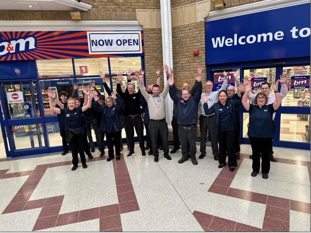 The new B&M opened in the Market Place Shopping Centre in Burgess Hill on Tuesday, April 9