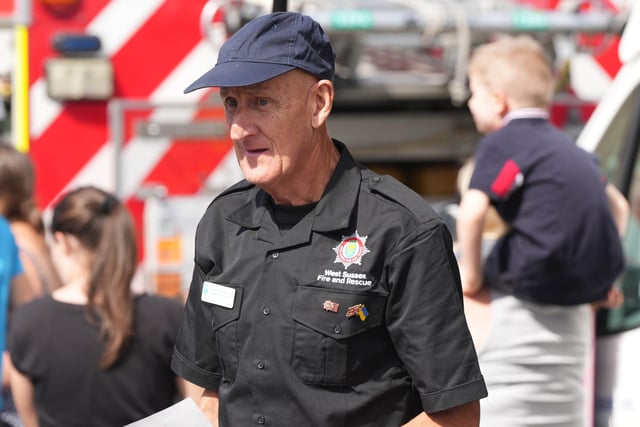 Crowds at Burgess Hill Fire Station's open morning on Wednesday, August 31