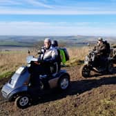Off-road mobility scooters launched in South Downs National Park (photo by South Downs National Park Authority)