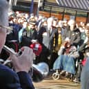 A remembrance service in Hailsham back in 2012. Picture from Paul Crompton