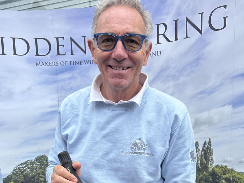 Richard from Hidden Spring vineyard, Horam