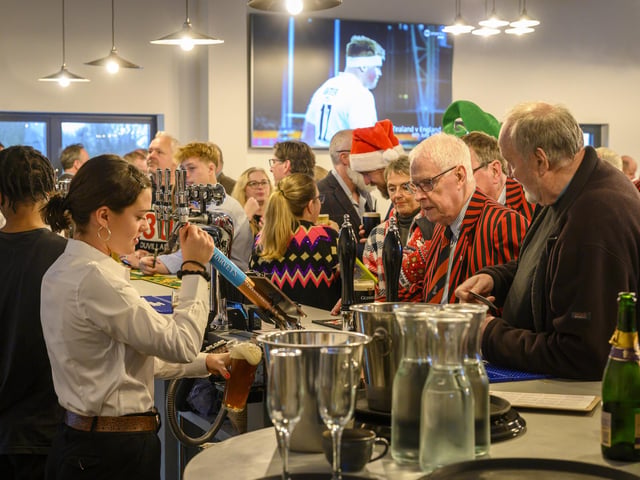 From Haywards Heath Rugby Football Club's opening of their new clubhouse on 21 December 2024. : Haywards Heath RFC clubhouse opening