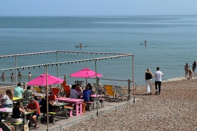 Hastings enjoys hot weather