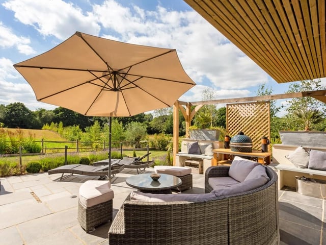 The home offers a wrap around beautifully landscaped garden