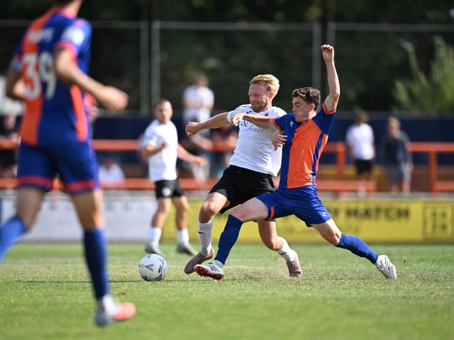 Horsham FC moved up to second in the National League South with a hard-fought 2-1 win at Braintree Town