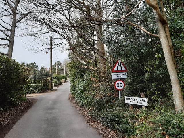 Go down Bracken Lane