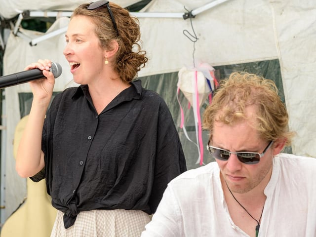 Tim and Hannah Carpenter. Photo: Anthony Bates