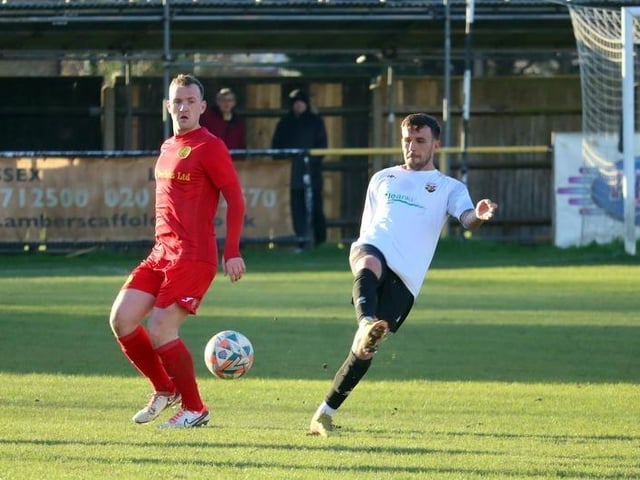 Pagham v Newhaven in the SCFL premier - it finished 0-0
