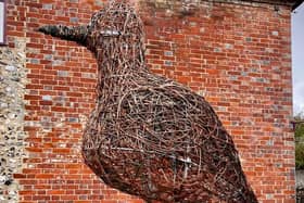 Chips the Seagull will be unveiled in Littlehampton High Street this weekend. Picture: Artswork