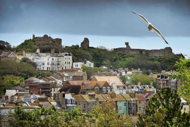 A historic ruin that dates back to the 11th century, offering sweeping views of the town and sea