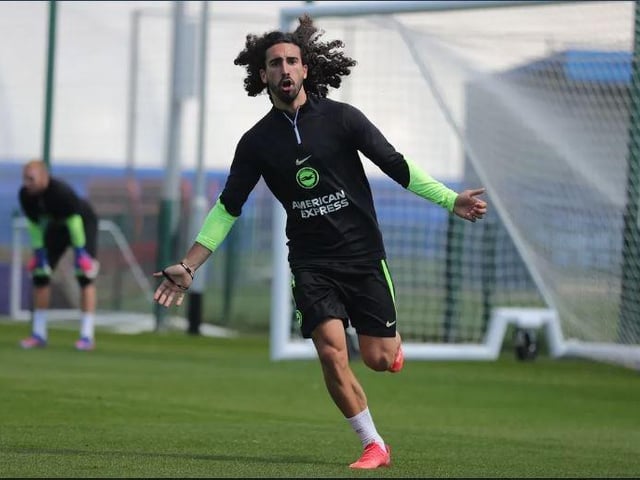 The Man City and Chelsea target enjoys a moment in preseason training