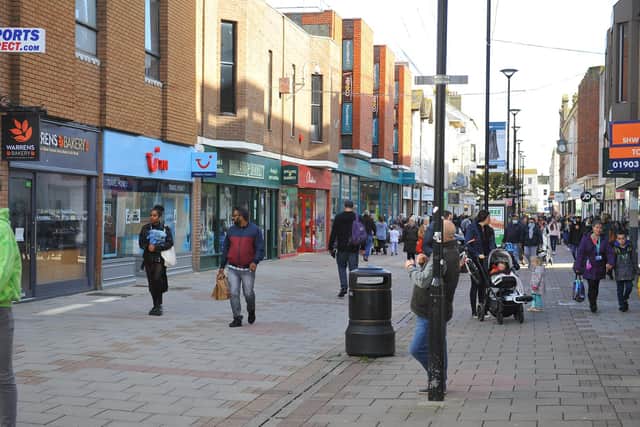 New data shows the changing face of Britain's high streets – such as in Montague Street, Worthing