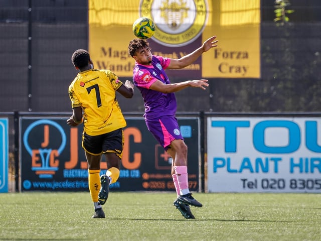Cray Wanderers v Eastbourne Borough, Isthmian Premier