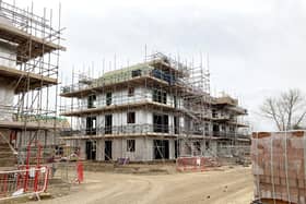Construction of new homes at Brookleigh, the new name for the Northern Arc development north of Burgess Hill (Credit Homes England)