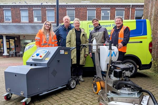 Council’s new gum-busting machine is ready to clean up Lewes District streets