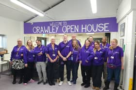 Some of the Crawley Open House team. Photo: contributed