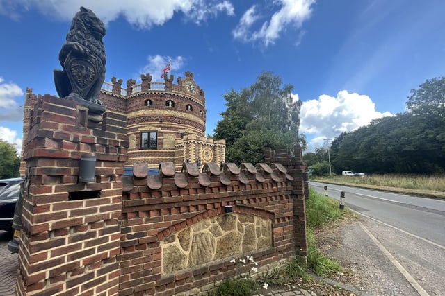 Many passersby on the A264 road between Horsham and Crawley often commented on the unusual building