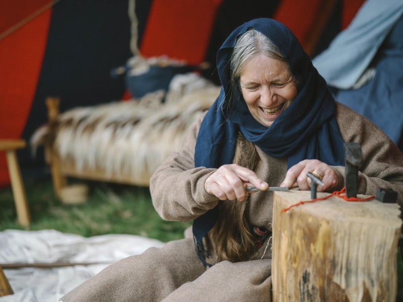 Battle of Hastings reenactment at Battle Abbey 2025. Pic supplied by Tom Arber/English Heritage.