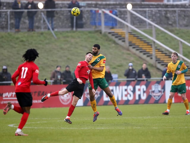 Lewes v Horsham, Isthmian premier division