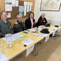 Queen's Park ward hustings l-r Sunny Chaudhury Conservative, Luke Walker Green, Adrian Hart Brighton and Hove Independents, Camilla Gauge Labour, Dominique Hall Liberal Democrat