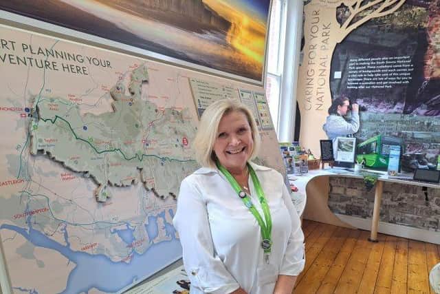 Zara Kelleway at the South Downs Visitor Centre in Midhurst. Photo: Contrib